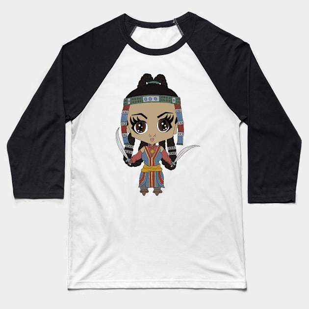 Khutulun Baseball T-Shirt by thehistorygirl